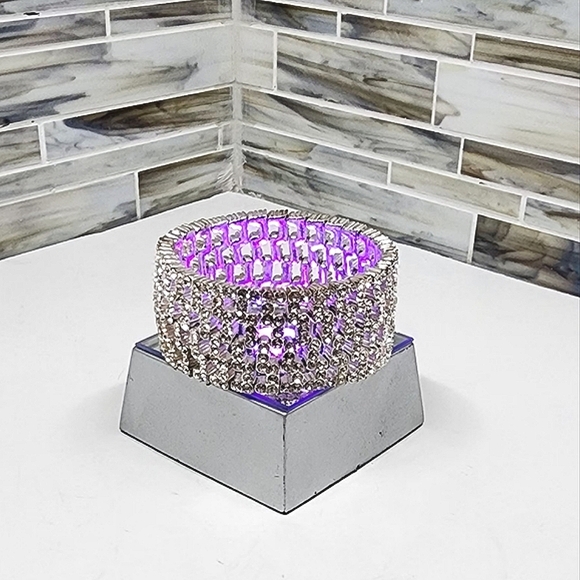 Silver and Diamond Accent Bracelet - Picture 6 of 13